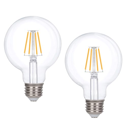 YIKEGE LICHT 2er Set E27 LED Birne, 16W 1500 Lumen LED E27 G80 Glühbirne, ersetzt 150-180W Lampe G80 Leuchtmittel E27, Warmweiß LED Bulb, 360° Energiesparlampe für Geschäft Büro Garage Lager Garten von YIKEGE LICHT