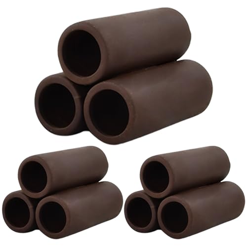 YILANJIN Aquarium Keramik Ablaichhöhle, 3 Stück Keramik Decoration für Aquarium Deko, Garnelenhöhle Fisch Zuhause, Ornament für Fische zum Ausruhen, Verstecken und Spielen (Braun) von YILANJIN