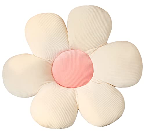 YILANLAN Niedliches Blumenkissen Plüsch Bodenkissen Cartoon Dicker Plüsch Bürostuhl sitzend Tatami Blumenkissen Kissen einfache Raumdekoration (40cm, Pink) von YILANLAN