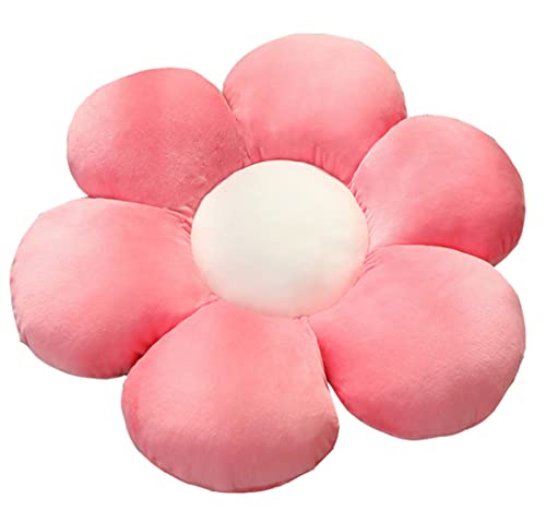 YILANLAN Blumenkissen Bodenmatte aus Plüsch Sitzkissen Dekokissen Sofakissen (30 cm, Light pink) von YILANLAN