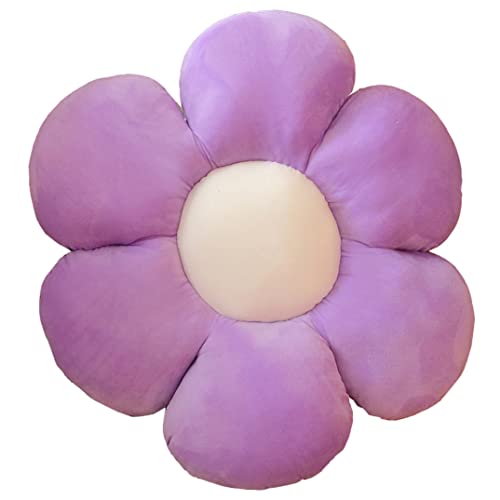 YILANLAN Blumenkissen Bodenmatte aus Plüsch Sitzkissen Dekokissen Sofakissen (30 cm, Purple) von YILANLAN