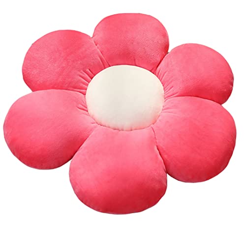 YILANLAN Blumenkissen Bodenmatte aus Plüsch Sitzkissen Dekokissen Sofakissen (30 cm, Rose) von YILANLAN