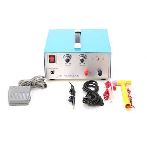 YILIKISS 80A 400W Pulse Spot Welder Schmuck Punktschweißmaschine Punktschweißgerät Gold Silver Jewelry Welding Machine Tool Elektrische Lötmaschine Schmuckschweißimpuls Spot Schweißgerät von YILIKISS