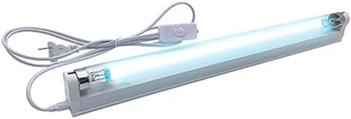 UV-Lampe, Desinfektions-Sterilisationslampe, UVC, Antibakterielle Rate, 100% Tragbares Desinfektionsmittel, LED-Desinfektionslicht,Weiß,8W,Bonny369 von YILIYIO