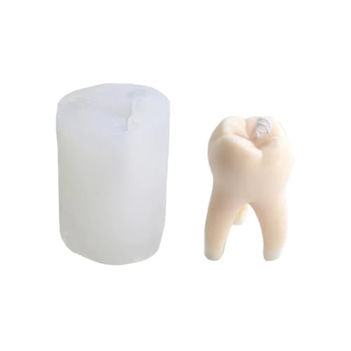 3D Zähne Kerze Silikon Form DIY Handgemachte Kreative Aromatherapie Ornamente Kuchen Backen Oral Simulation Gips Harz FüR Herstellung Kerzen Seife von YILWPV