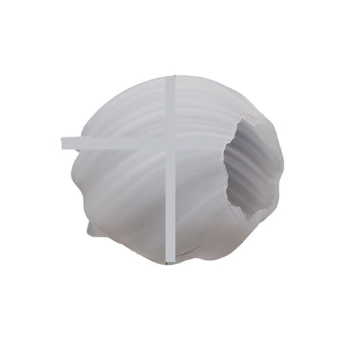 4PCS 3D Rotierende Stumpenkerze Silikonform Geometrische Welle Kerze Wachsform DIY Abstrakte Kunst Seife Harz Gipsform FüR Herstellung Kerzen Seife(White01) von YILWPV