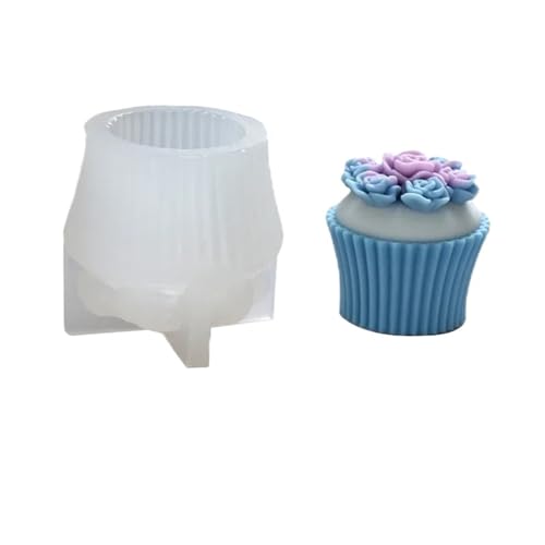 5PCS 3D Große Pfingstrose Silikon Kerze Form DIY Handgemachte Kreative Blume Aromatherapie Gips Harz Seife Machen FüR Herstellung Kerzen Seife(Clear02) von YILWPV