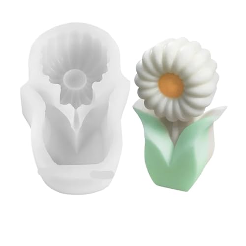 5PCS 3D Große Pfingstrose Silikon Kerze Form DIY Handgemachte Kreative Blume Aromatherapie Gips Harz Seife Machen FüR Herstellung Kerzen Seife(Clear08) von YILWPV