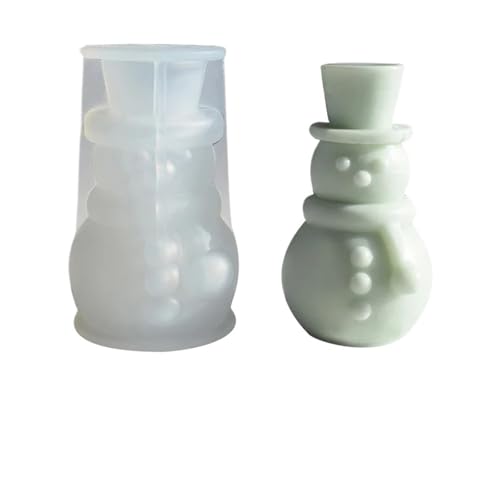 5PCS 3D Weihnachtsbaum Kerze Silikon Form DIY Weihnachten Herstellung Kit Handgemachte Seife Gips Harz Backen Werkzeug FüR Herstellung Kerzen Seife(Clear08) von YILWPV