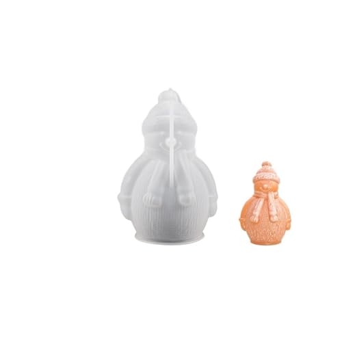 5PCS 3D Weihnachtsbaum Kerze Silikon Form DIY Weihnachten Herstellung Kit Handgemachte Seife Gips Harz Backen Werkzeug FüR Herstellung Kerzen Seife(Clear15) von YILWPV