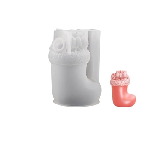 5PCS 3D Weihnachtsbaum Kerze Silikon Form DIY Weihnachten Herstellung Kit Handgemachte Seife Gips Harz Backen Werkzeug FüR Herstellung Kerzen Seife(Clear16) von YILWPV