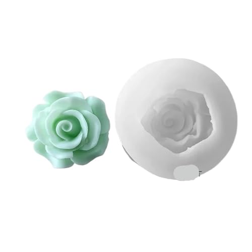 6PCS 3D Tulpe Kerze Form Handgemachte DIY Blume Seife Silikon Formen Machen Liefert FüR Herstellung Kerzen Seife(White03) von YILWPV