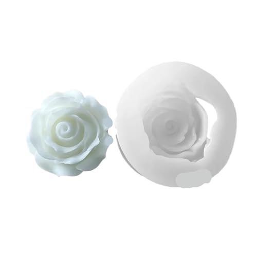 6PCS 3D Tulpe Kerze Form Handgemachte DIY Blume Seife Silikon Formen Machen Liefert FüR Herstellung Kerzen Seife(White04) von YILWPV