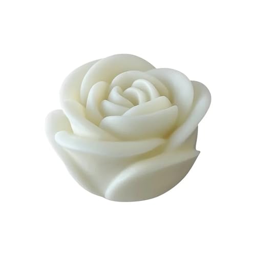 8PCS Blume Silikon Kerze Form 3D Pfingstrose Seife Gips Harz Casting Mould DIY Schokolade Kuchen Backen Werkzeug FüR Herstellung Kerzen Seife(S) von YILWPV