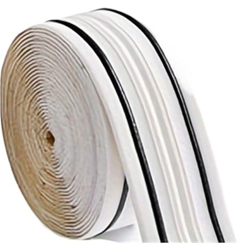 YILWPV 2 stücke 230 cm/rolle Wand Trim Streifen Aufkleber Selbst-adhesive Wasserdichte Decke Boden Taille Linie Dekorative Sockel Eür Flur Decke(Black line) von YILWPV