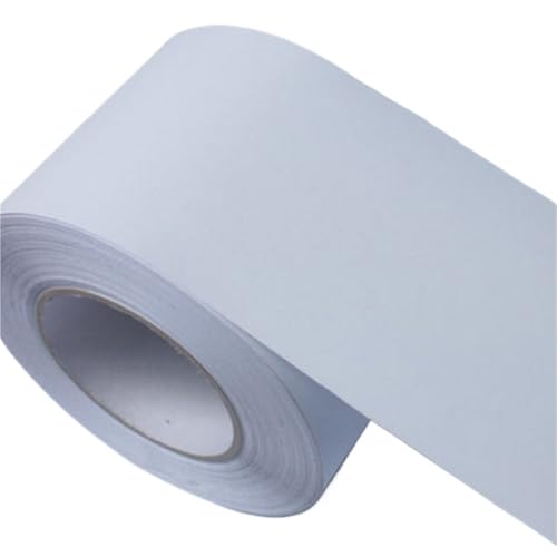 YILWPV 2 stücke Marmor Vinyl Taille Aufkleber Einfarbig Selbstklebende Wand Papier Grenze Badezimmer PVC Wasserdichte Holz Muster Tapete Eür Flur Decke(Color 1) von YILWPV