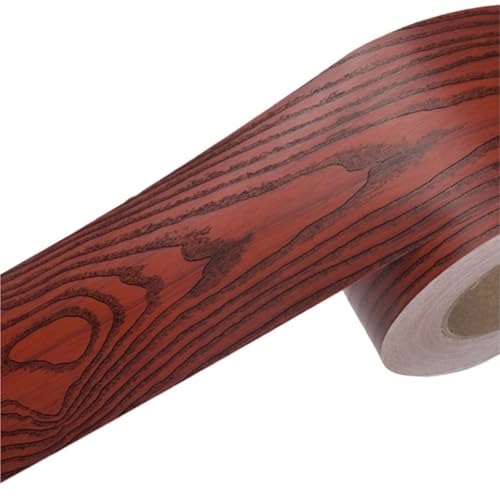 YILWPV 2 stücke Marmor Vinyl Taille Aufkleber Einfarbig Selbstklebende Wand Papier Grenze Badezimmer PVC Wasserdichte Holz Muster Tapete Eür Flur Decke(Color 4) von YILWPV