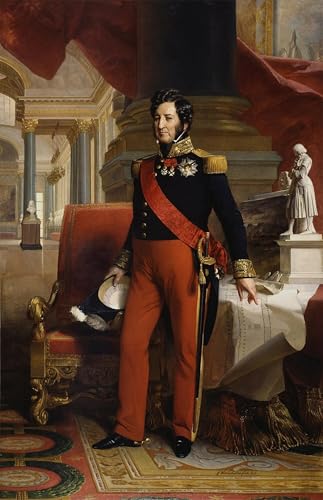 YIMACBJXX Bekannt Abstrakter Druck Malerei Poster Louis Philippe Ier Von Xaver Winterhalter Berühmte Leinwand für Heimtextilien 60x90cm von YIMACBJXX