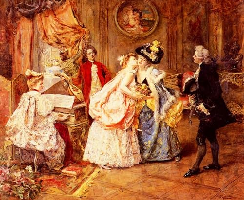 YIMACBJXX Bekannt Leinwand Drucken Poster Wandbilder Die Ankunft Von Eduardo Leon Garrido Modern Poster für Wohnzimmerdekoration 60x90cm von YIMACBJXX