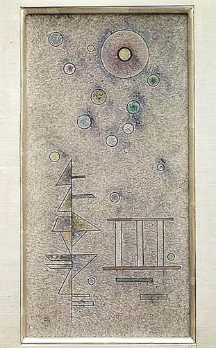 YIMACBJXX Bekannt Leinwand Drucken Poster Wandbilder Nur von Wassily Kandinsky Modern Poster für Wohnzimmerdekoration 60x90cm von YIMACBJXX