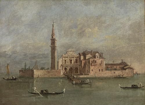 YIMACBJXX Bekannt Leinwand Drucken Poster Wandbilder Venezianische Kirche von Francesco Guardi Modern Poster für Wohnzimmerdekoration 60x90cm von YIMACBJXX