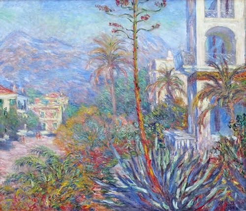 YIMACBJXX Bekannt Leinwand Drucken Poster Wandbilder Villen in bordighera von claude monet Modern Poster für Wohnzimmerdekoration 60x90cm von YIMACBJXX