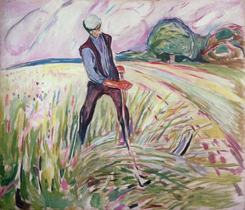 YIMACBJXX Bekannt Leinwand Wandkunst Kunst Poster Heuernte von edvard munch klassischer Kunstdruck für Schlafzimmer Home Decor 60x90cm von YIMACBJXX