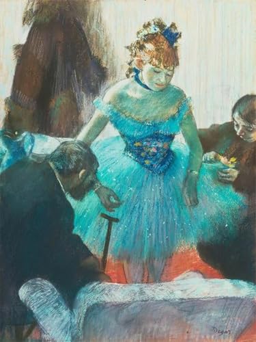 YIMACBJXX Bekannt Leinwand Wandkunst Kunst Poster Tänzer in der garderobe von edgar degas klassischer Kunstdruck für Schlafzimmer Home Decor 60x90cm von YIMACBJXX