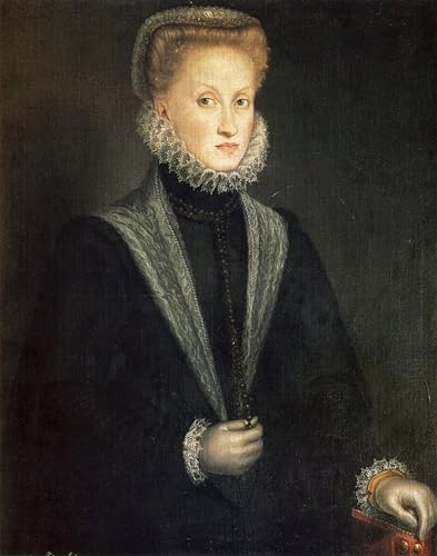 YIMACBJXX Bekannt Poster Bilder Wandkunst Malen Anna von Österreich Königingemahlin Philipps II. von Spanien und Portugal von Sofonisba Anguissola Leinwandbilder Graffiti für Wanddekoration 60x90cm von YIMACBJXX