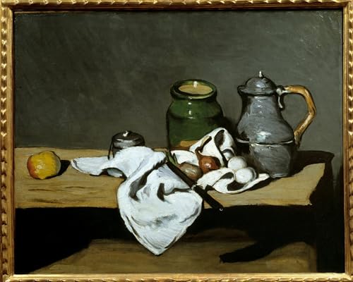 YIMACBJXX Bekannt Poster Bilder Wandkunst Malen Stillleben am wasserkocher Gemälde von paul cézanne Leinwandbilder Graffiti für Wanddekoration 60x90cm von YIMACBJXX