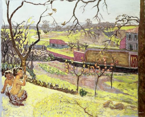 YIMACBJXX Bekannt Poster Bilder Wandkunst Malen Vorfrühling Von Pierre Bonnard Leinwandbilder Graffiti für Wanddekoration 60x90cm von YIMACBJXX