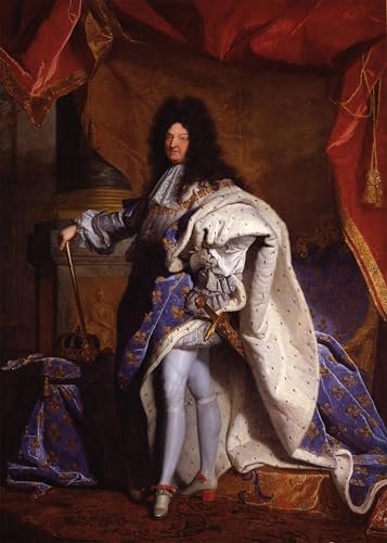 YIMACBJXX Berühmte Gemälde Abstrakter Druck Malerei Poster Ludwig XIV. König von Frankreich von Hyacinthe Rigaud Berühmte Leinwand für Heimtextilien 60x90cm von YIMACBJXX