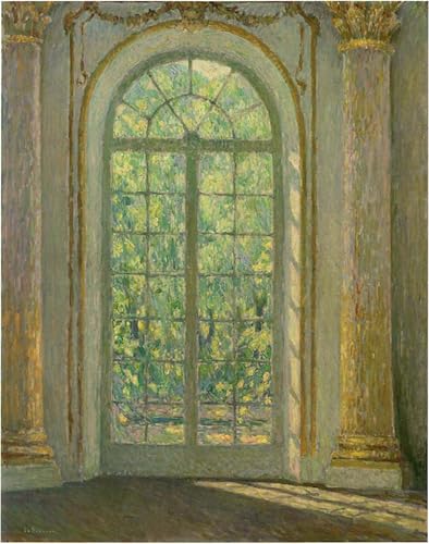 YIMACBJXX Berühmte Gemälde Graffiti Leinwanddruck Dekorative Bilder Das tor des frühlings von henri le sidaner Vintage Wandbild für Office Home Decor 60x90cm von YIMACBJXX