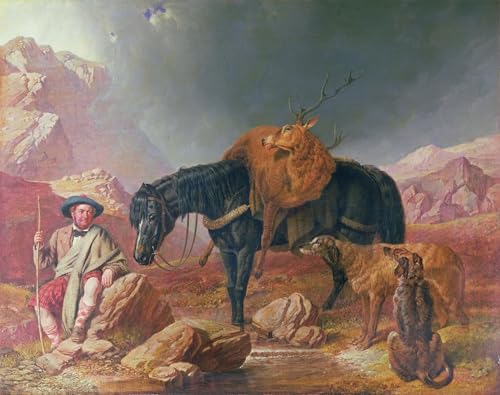 YIMACBJXX Berühmte Gemälde Graffiti Leinwanddruck Dekorative Bilder Rückkehr von der Jagd von Frederick Herring Senior Vintage Wandbild für Office Home Decor 60x90cm YIMACBJXX Berühmte Gemälde Graffiti Leinwanddruck Dekorative Bilder Rückkehr von der Jagd von Frederick Herring Senior Vintage Wandbild für Office Home Decor 60x90cm von YIMACBJXX