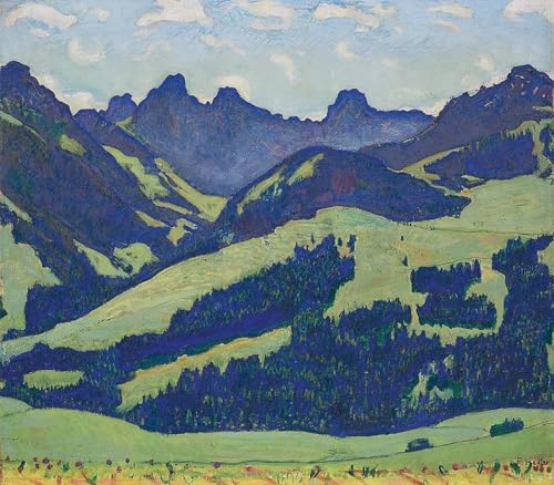 YIMACBJXX Berühmte Gemälde Leinwand Drucken Poster Wandbilder Landschaft auf schloss Doex von ferdinand Hodler Modern Poster für Wohnzimmerdekoration 60x90cm YIMACBJXX Berühmte Gemälde Leinwand Drucken Poster Wandbilder Landschaft auf schloss Doex von ferdinand Hodler Modern Poster für Wohnzimmerdekoration 60x90cm von YIMACBJXX