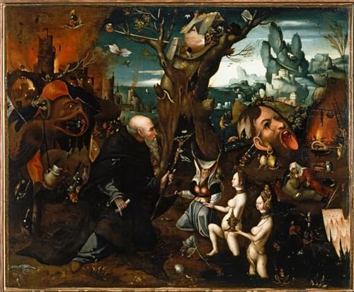 YIMACBJXX Berühmte Gemälde Leinwand Drucken Poster Wandbilder St. Liberata von Hieronymus Boske Modern Poster für Wohnzimmerdekoration 60x90cm von YIMACBJXX