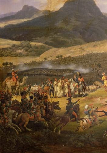 YIMACBJXX Berühmte Gemälde Leinwand Wandkunst Kunst Poster Schlacht am Berg Thabor Th April von Louis Lejeune klassischer Kunstdruck für Schlafzimmer Home Decor 60x90cm von YIMACBJXX