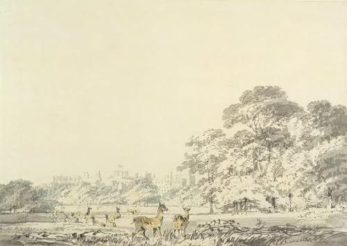 YIMACBJXX Berühmte Gemälde Poster Bilder Wandkunst Malen Schloss Windsor mit Hirsch von Mallord William Turner Leinwandbilder Graffiti für Wanddekoration 60x90cm YIMACBJXX Berühmte Gemälde Poster Bilder Wandkunst Malen Schloss Windsor mit Hirsch von Mallord William Turner Leinwandbilder Graffiti für Wanddekoration 60x90cm von YIMACBJXX