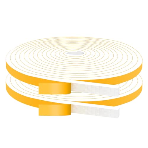 YIMIKI Türdichtung Selbstklebend für Türen Fenster 10mm(B) x 6mm(D) Lärm Schalldämmung Wasserdicht Gummidichtung Abdichtungsband, Fensterdichtung Selbstklebend mit Hoher Dichte Gesamt 10M lang von YIMIKI