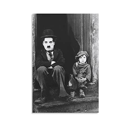 Charlie Chaplin Poster Künstler der Zeiten Wandkunst Poster Scroll Leinwand Gemälde Bild Living Ro von YIMING