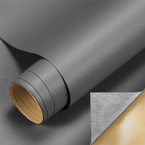 YIMINI 60 x 137CM Leder Patch Kit, Leder Flicken Patch Kit, Leder Reparatur Patch Set, Selbstklebender Leder Reparatur Patch, Kunstleder Selbstklebende, Geeignet für Sofas, Autositze, und Handtaschen von YIMINI