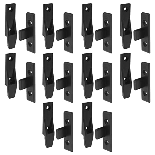 YINETTECH 10 Sets Küchenschrank Sockel Verbinder Halterungen Aufhängung Fitting ABS Schnellmontage Möbel Panel Gelenkhalterung Push-On Clip für Rahmenpaneele von YINETTECH