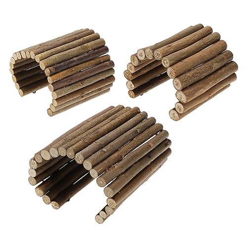 YINETTECH 3stk Hamster Kaninchen Klettern Leiter Holzleiter Zaun Bogen Brücke Zweig Spielzeug für Hamster Eidechsen Goldene Bären Schildkröten 10x20cm 12x23cm 15x25cm YINETTECH 3stk Hamster Kaninchen Klettern Leiter Holzleiter Zaun Bogen Brücke Zweig Spielzeug für Hamster Eidechsen Goldene Bären Schildkröten 10x20cm 12x23cm 15x25cm von YINETTECH