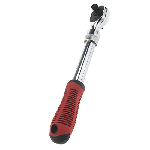 YINETTECH 1/2" 72 Zähne Umschalt-Knarre Ratschenschlüssel ausziehbar TELESKOP-Ratsche von YINETTECH