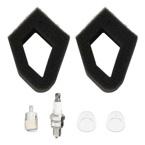 YINETTECH 1 Satz Rasenmäher-Luftfilter mit Zündkerze Primer-Birne Ersatzteil Kompatibel mit 17211-Z0Z-000 17211Z0Z000 Kompatibel mit Honda GX35 GX35NT HHT35S 35 Cc 4-Takt 1,3 PS Kleinmotor YINETTECH 1 Satz Rasenmäher-Luftfilter mit Zündkerze Primer-Birne Ersatzteil Kompatibel mit 17211-Z0Z-000 17211Z0Z000 Kompatibel mit Honda GX35 GX35NT HHT35S 35 Cc 4-Takt 1,3 PS Kleinmotor von YINETTECH