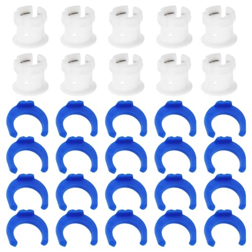 YINETTECH 10er-Set Bowden-Rohrkupplung Spannzange Klemmclip-Set 3D-Drucker-Extruder-Hotend-Zubehör Kompatibel mit Ultimaker 2 UM Festem 6-mm-Rohr von YINETTECH