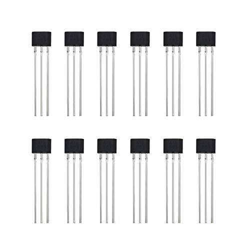 YINETTECH 12 Stück 41F TO-92S Bipolar Hall-Effekt-Sensor, magnetischer Detektor SS41F 0H41 SH41 S41 S41 3-poliger Sensor für Elektrofahrzeuge, Motoren, industrielle Anwendungen von YINETTECH