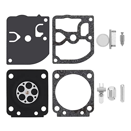 YINETTECH 2 Sets Vergaser-Dichtung-Membran-Reparatursatz, kompatibel mit Stihl 017 018 021 023 025 MS170 MS180 MS210 MS230 MS250 Kettensäge ersetzt RB77 von YINETTECH