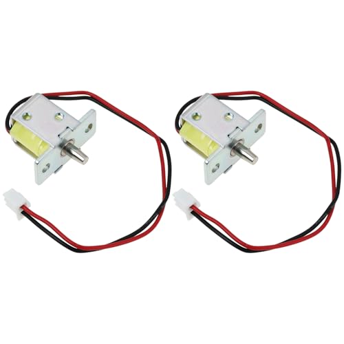 YINETTECH 2 Stück 12 V DC Elektromagnetischer Schlossriegel für Aktenschränke Schubladen Elektrische Türsicherheit Kompaktes Magnetisches Türschloss YINETTECH 2 Stück 12 V DC Elektromagnetischer Schlossriegel für Aktenschränke Schubladen Elektrische Türsicherheit Kompaktes Magnetisches Türschloss von YINETTECH