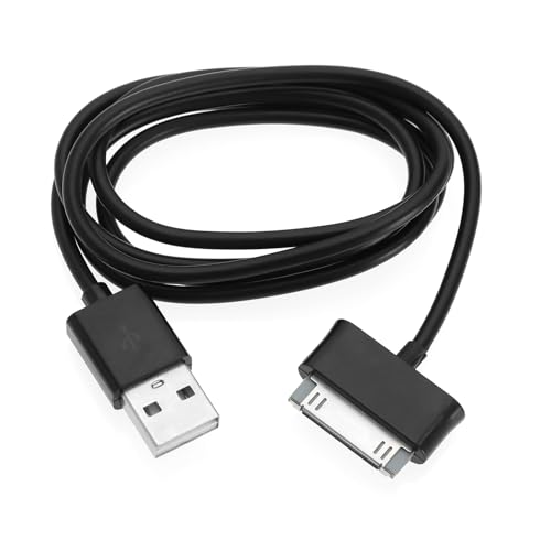 YINETTECH 2 Stück 30-poliges USB Kabel USB Ladekabel 1M USB Ladedatenkabel USB Datensynchronisierungs Ladekabel Kompatibel mit Samsung Galaxy Tab 2 10.1 8.9 7.7 7.0 Plus von YINETTECH